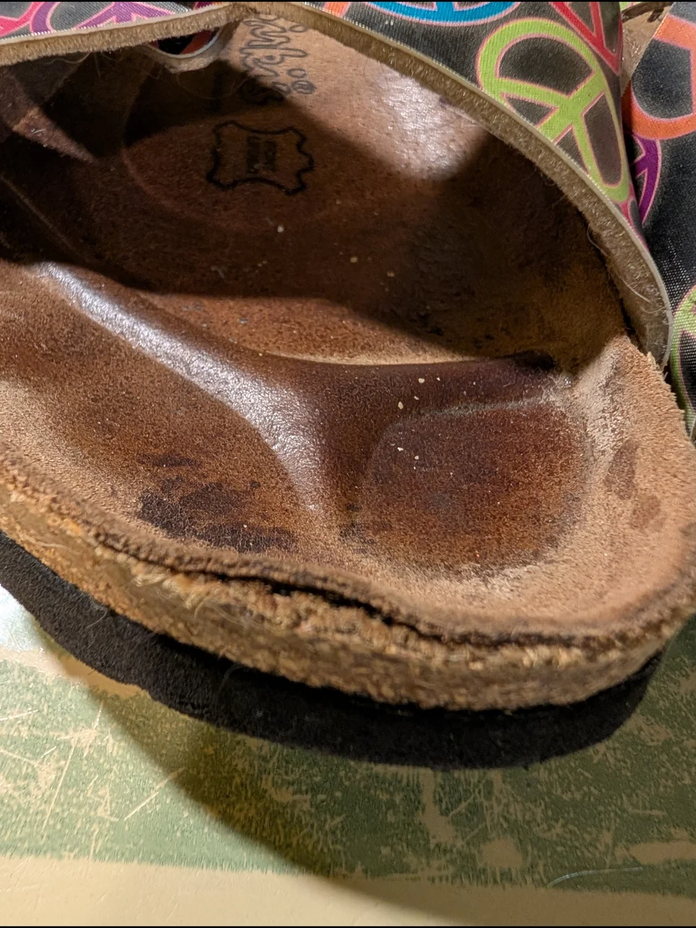 Birkenstock Peace Sign Hippie Crossover Sandals - Multicolor - Picture 4 of 6